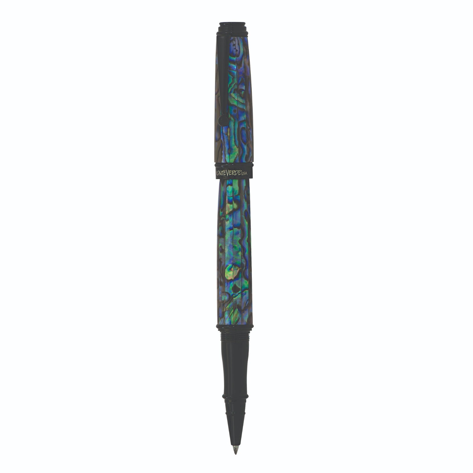 עט רולר Monteverde Invincia Deluxe Abalone - אפור פלדה Gunmetal *מהדורה מוגבלת*