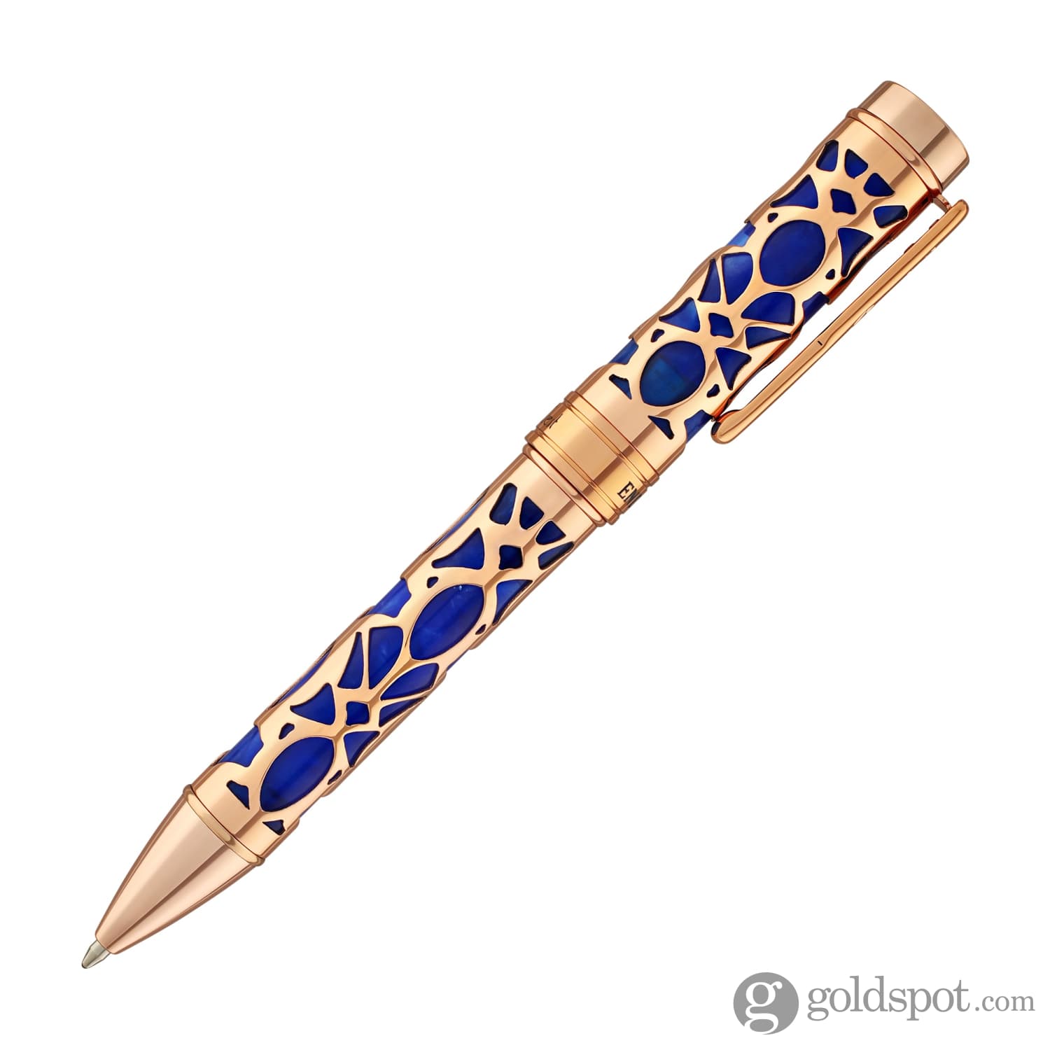 עט כדורי Conklin Endura Deco Crest - כחול Blue