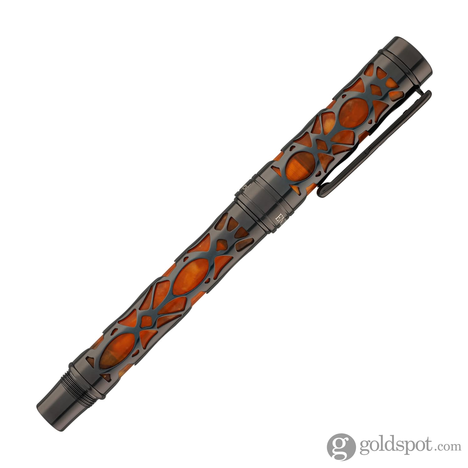 עט נובע Conklin Endura Deco Crest - כתום Orange