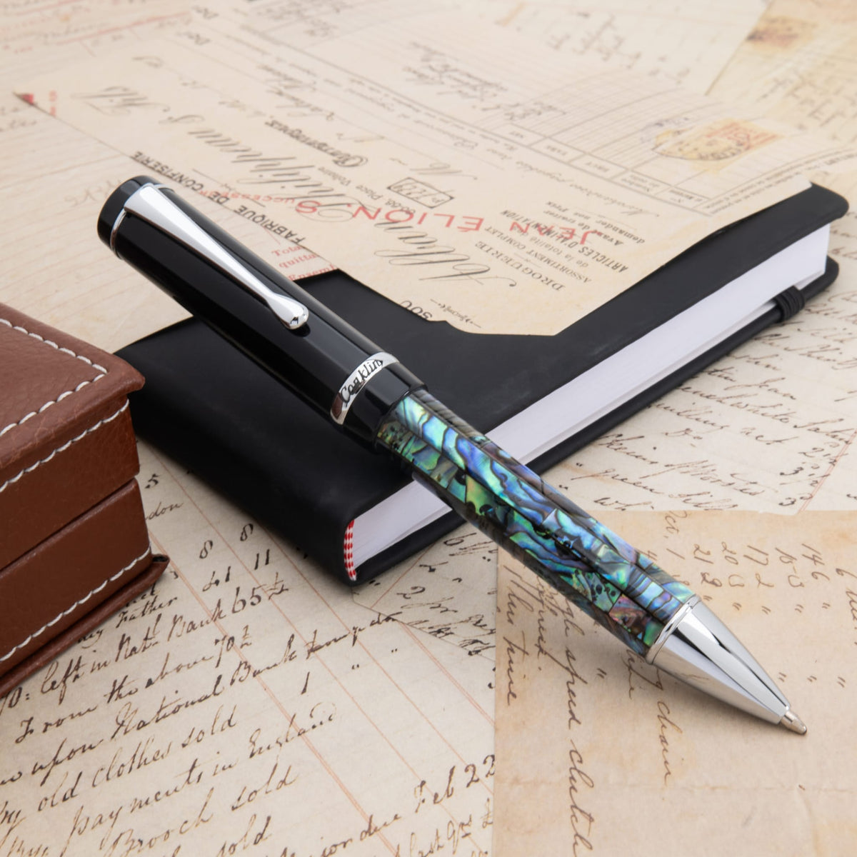 עט כדורי Conklin Duragraph Abalone Nights