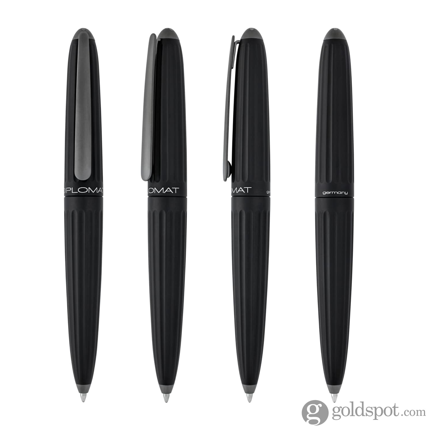 עט כדורי Diplomat Aero - שחור Black