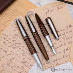 עט נובע Diplomat Aero - חום מרקש Marrakesh Brown