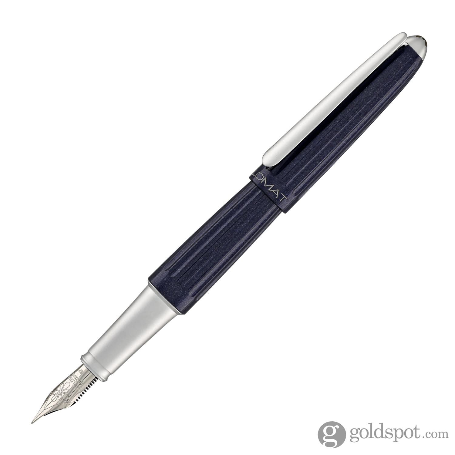 עט נובע Diplomat Aero - כחול חצות Midnight Blue