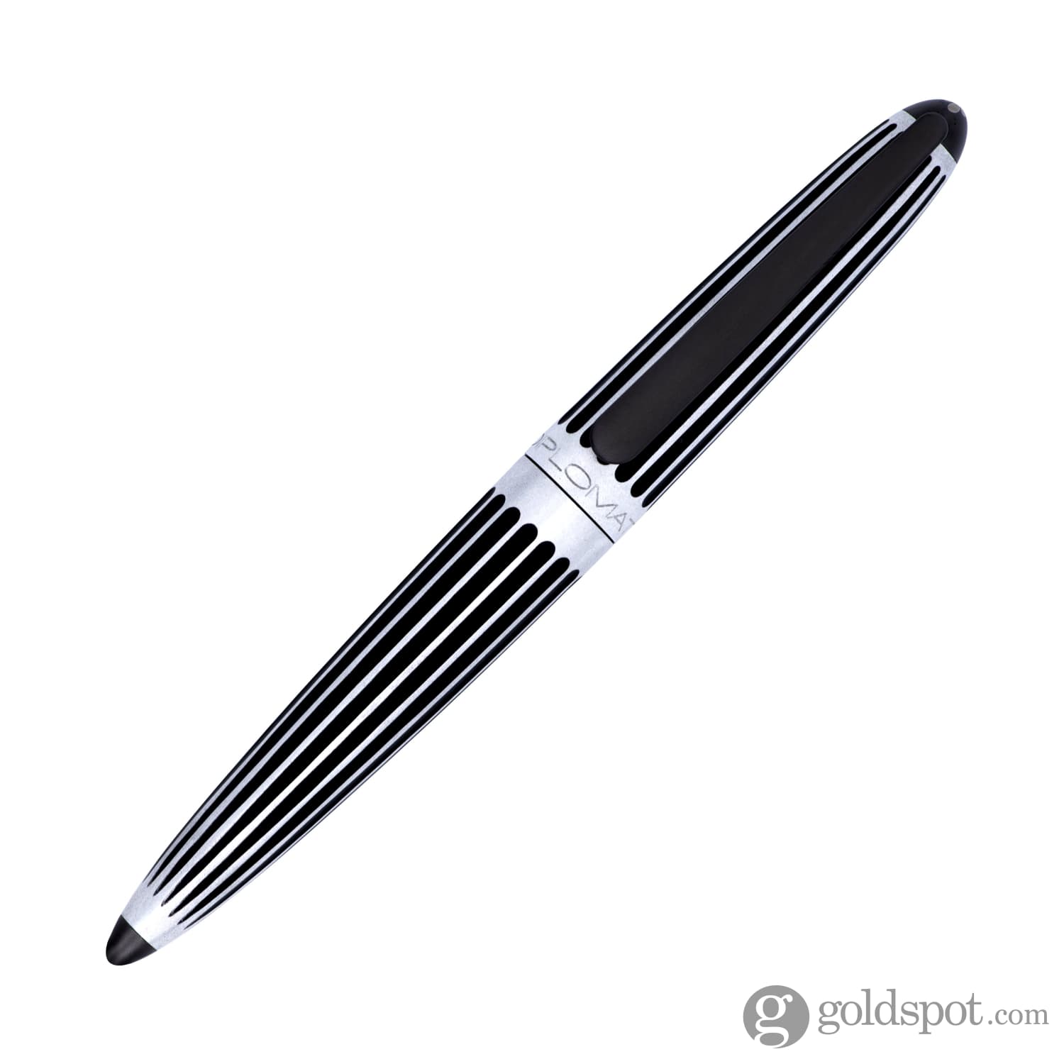 עט נובע Diplomat Aero - שחור פסים Stripes Black
