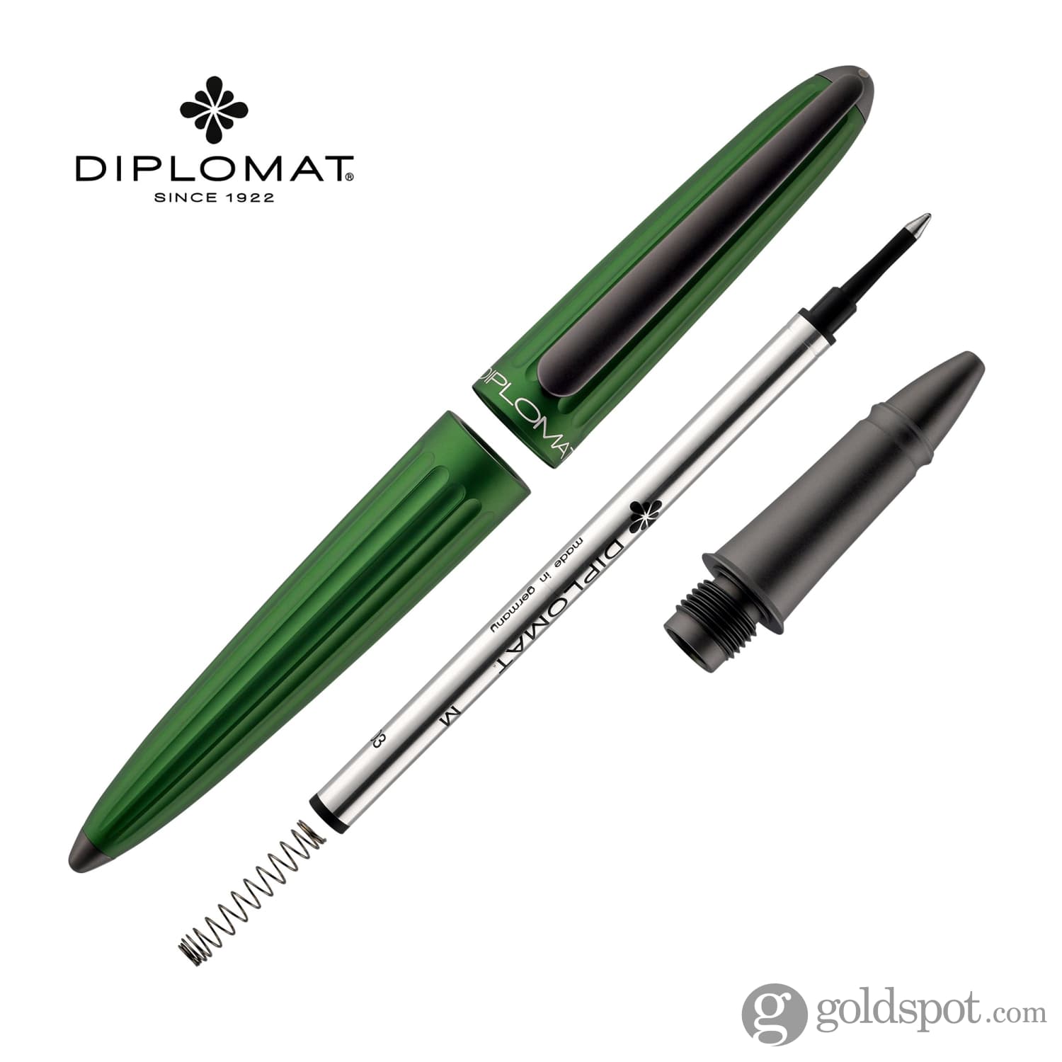 עט רולר Diplomat Aero - ירוק Green