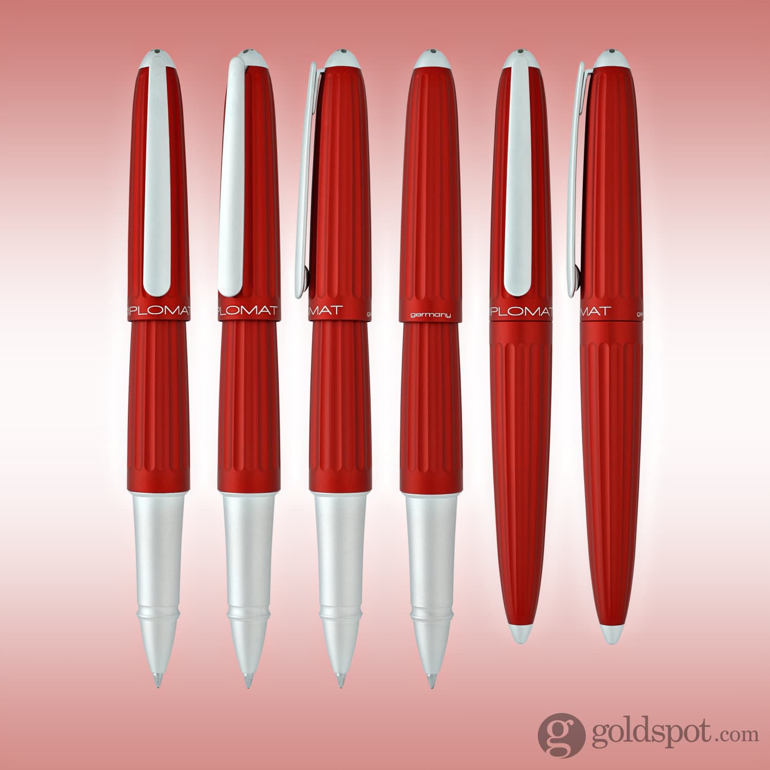 עט רולר Diplomat Aero - אדום Red