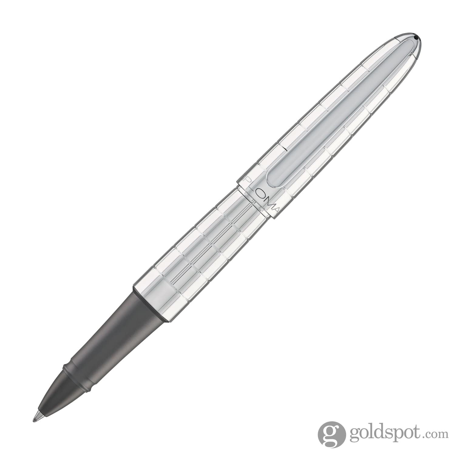 עט רולר Diplomat Aero - כרום מעוין Chrome Rhomb