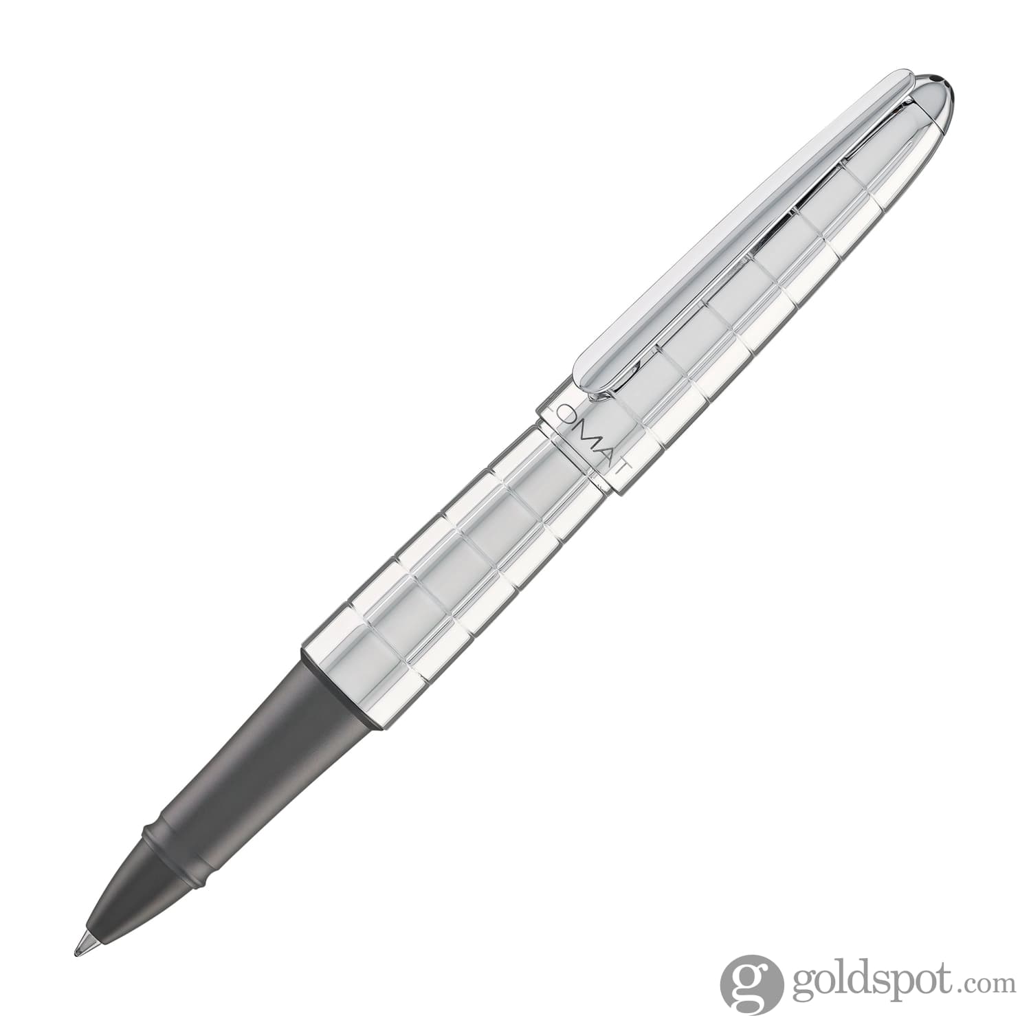 עט רולר Diplomat Aero - כרום מעוין Chrome Rhomb