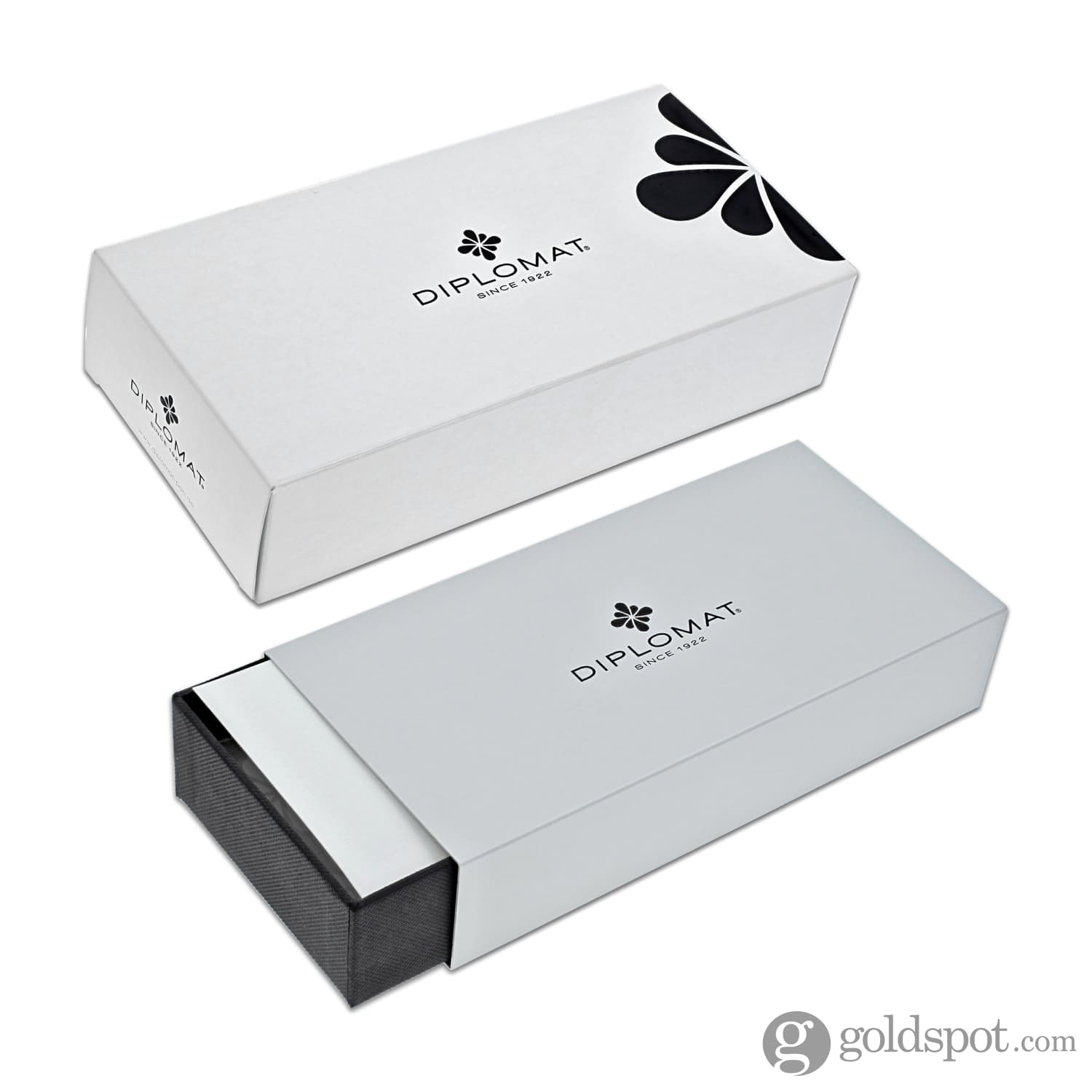 עט כדורי Diplomat Elox - שחור וכתום Ring Black & Orange