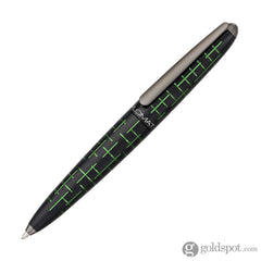 עט כדורי Diplomat Elox Matrix - שחור/ירוק Ring Black/Green