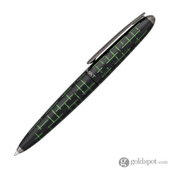 עט כדורי Diplomat Elox Matrix - שחור/ירוק Ring Black/Green