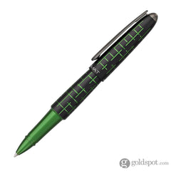 עט רולר Diplomat Elox Matrix - טבעת שחור ירוק Ring Black Green