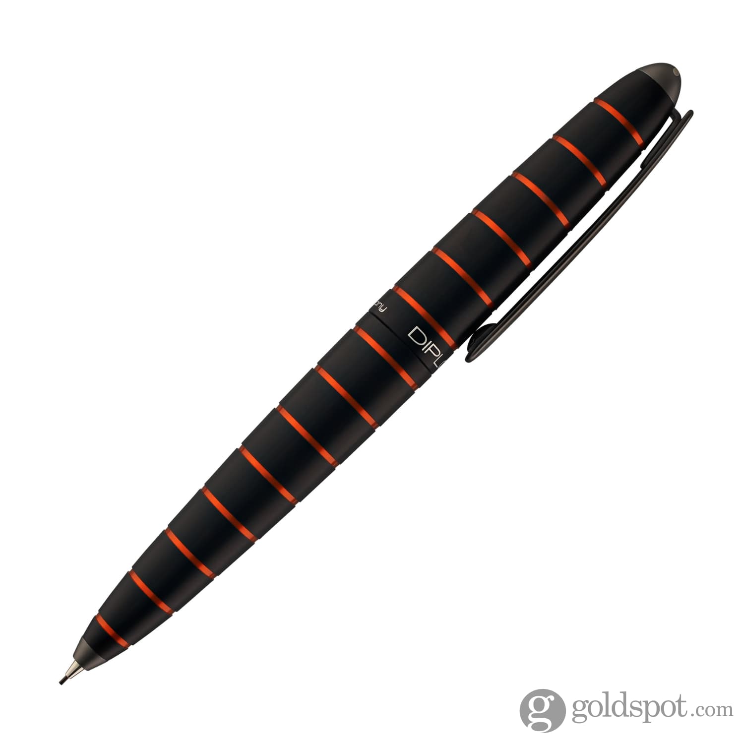 עפרון מכני Diplomat Elox .7mm - שחור כתום Ring Black & Orange