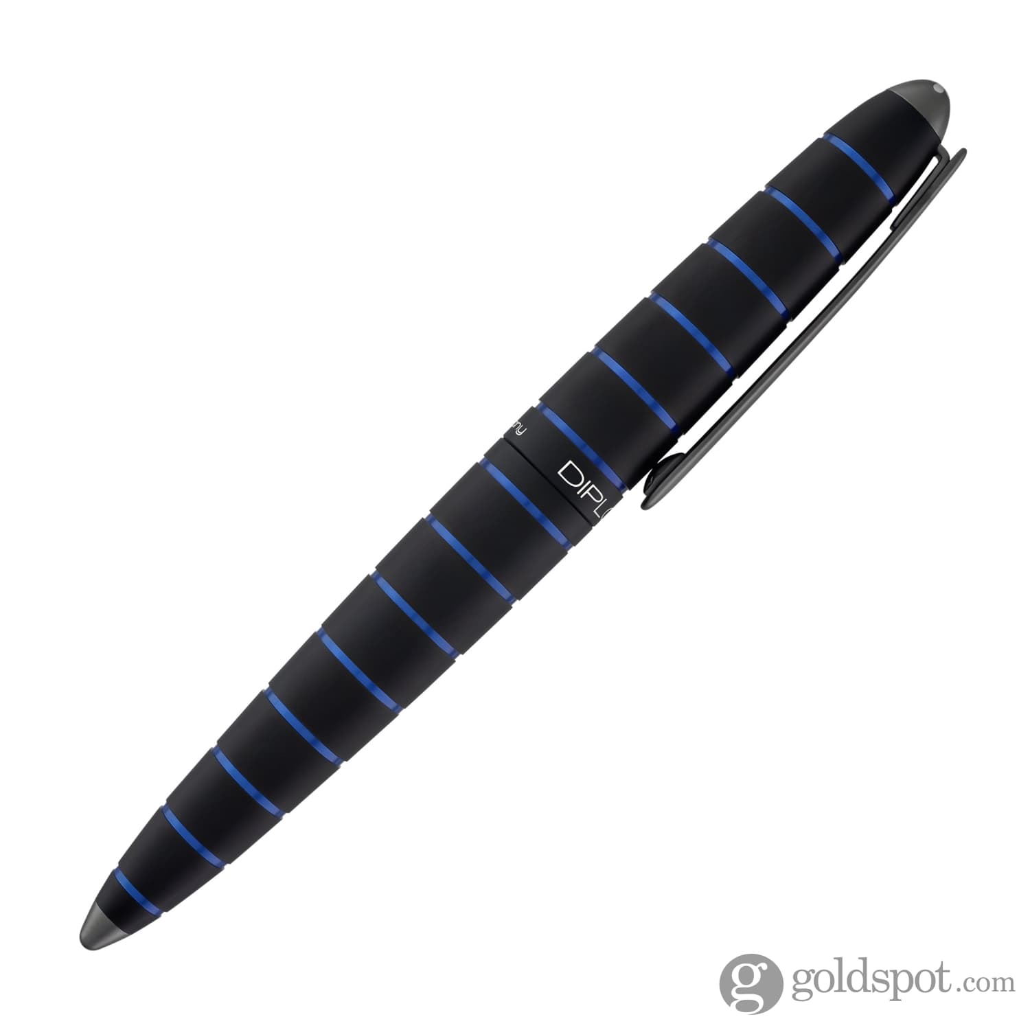 עט רולר Diplomat Elox - טבעת שחור/כחול Ring Black/Blue