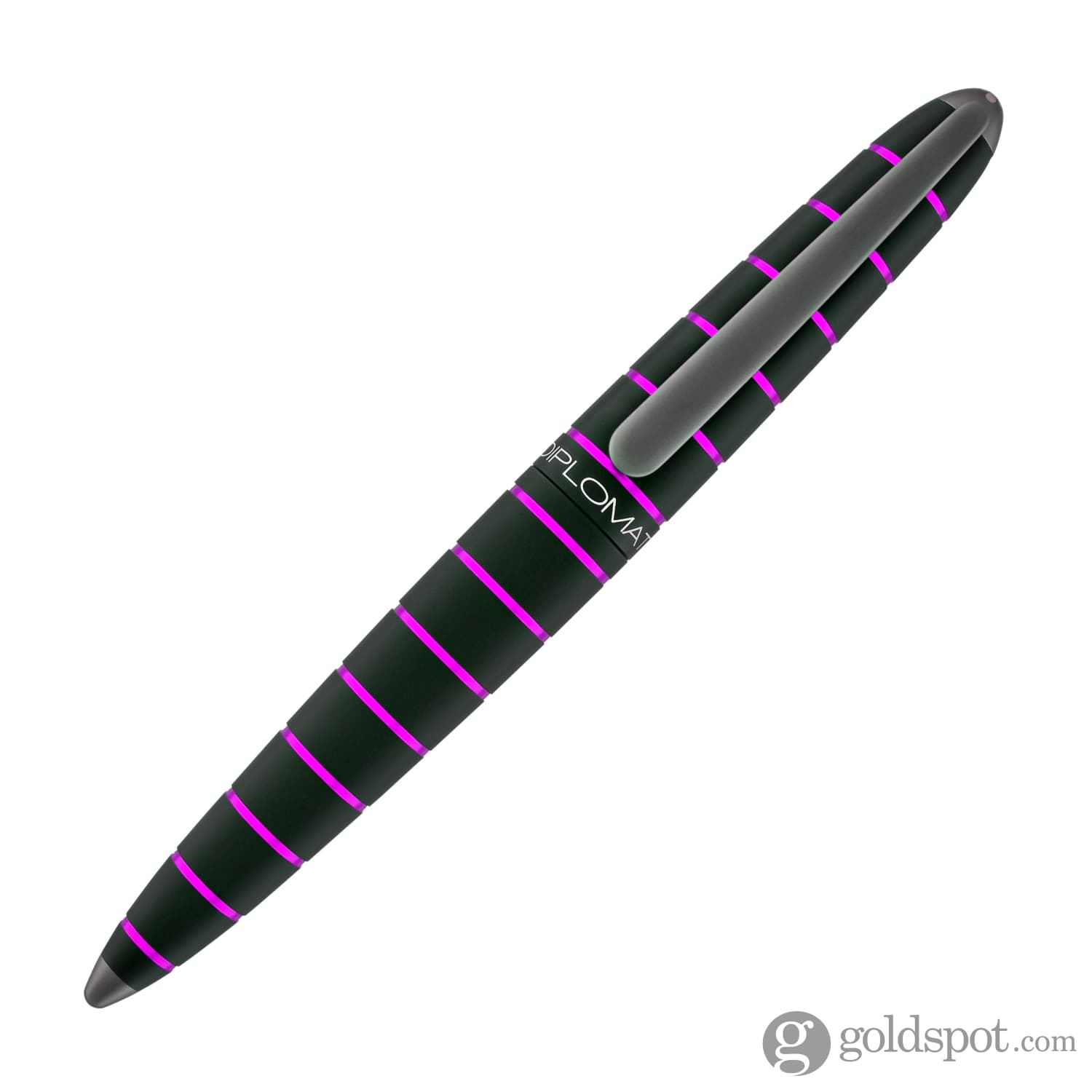 עט רולר Diplomat Elox - שחור/סגול Black/Purple