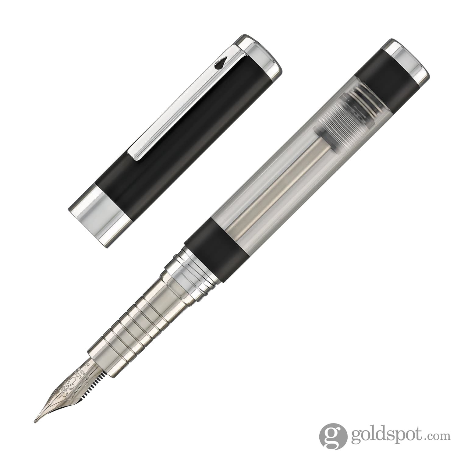 עט נובע Diplomat Nexus Demo - שחור/כרום Black/Chrome