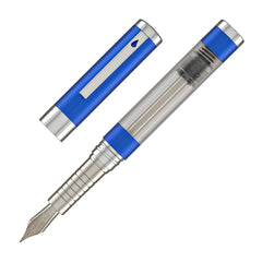 עט נובע Diplomat Nexus Demo - כחול/כרום Blue/Chrome