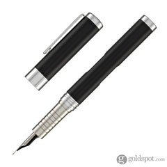 עט נובע Diplomat Nexus - שחור/כרום Black/Chrome