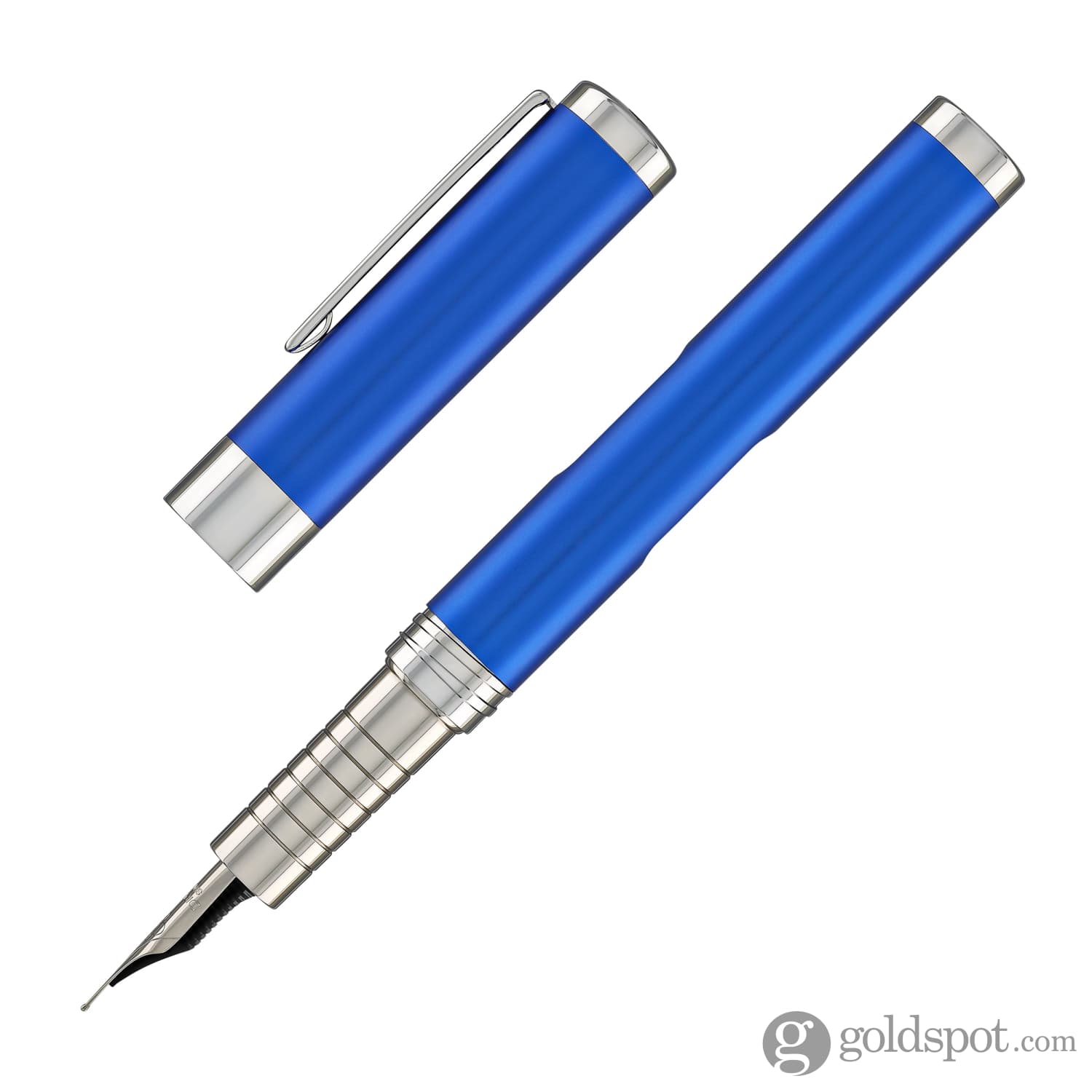 עט נובע Diplomat Nexus - כחול/כרום Blue/Chrome