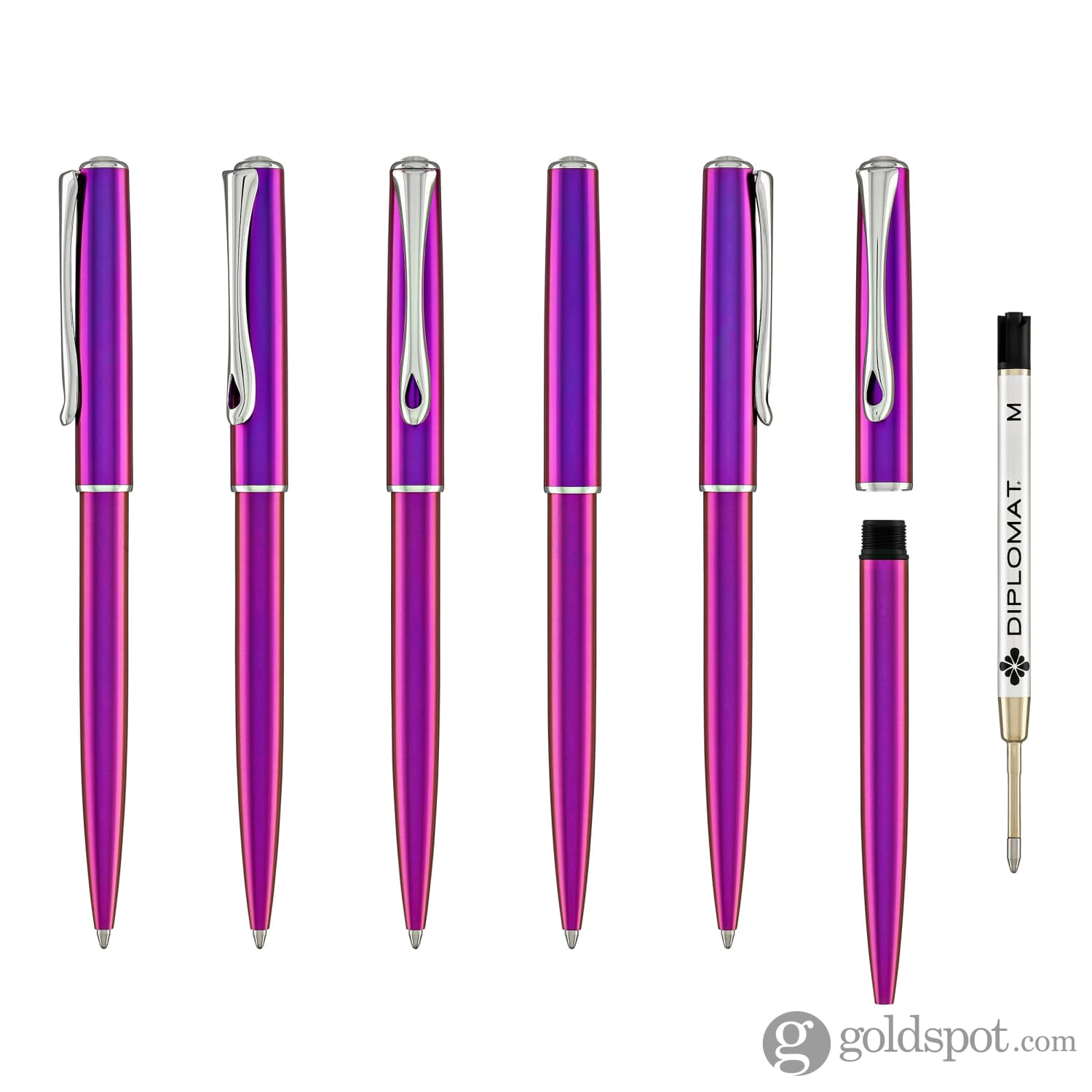 עט כדורי Diplomat Traveller - פוקסיה Funky Fuchsia