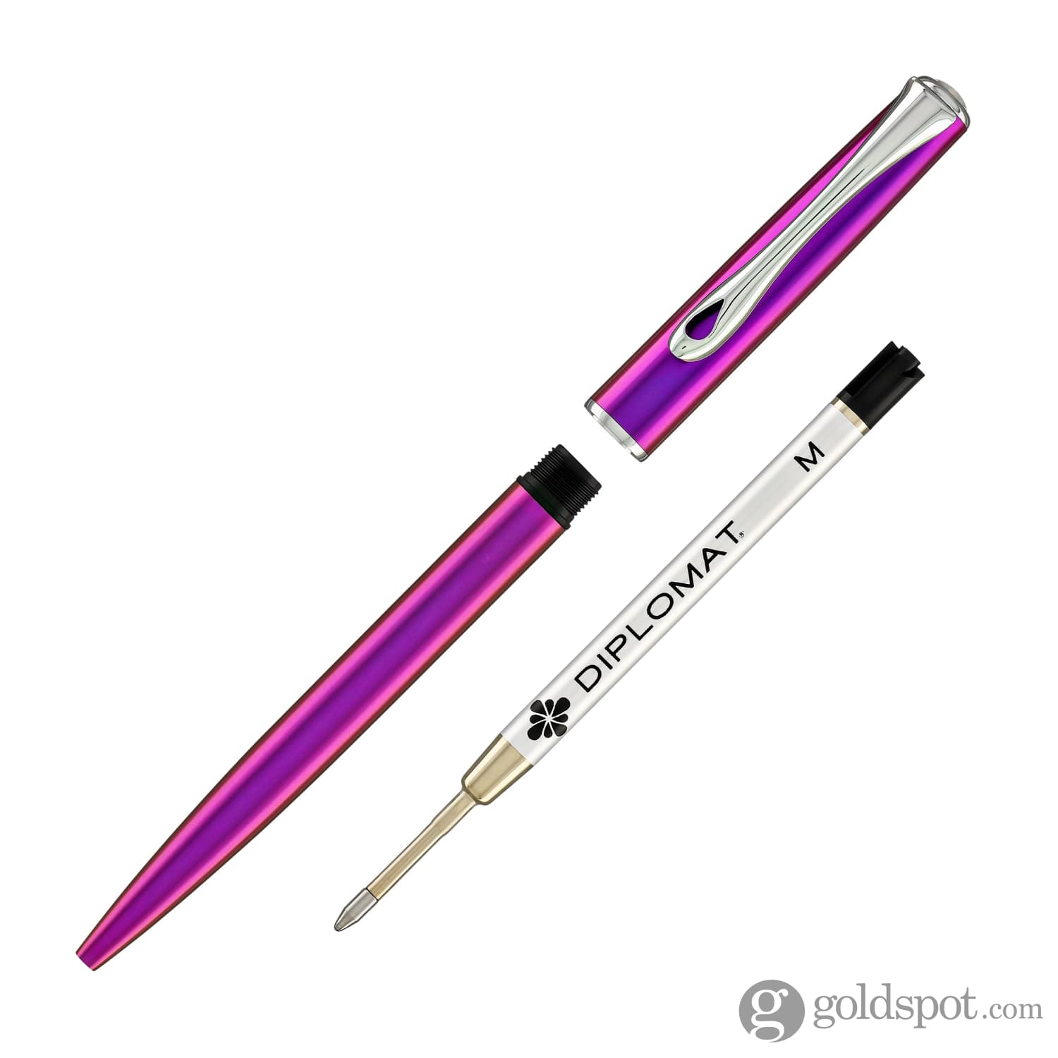 עט כדורי Diplomat Traveller - פוקסיה Funky Fuchsia