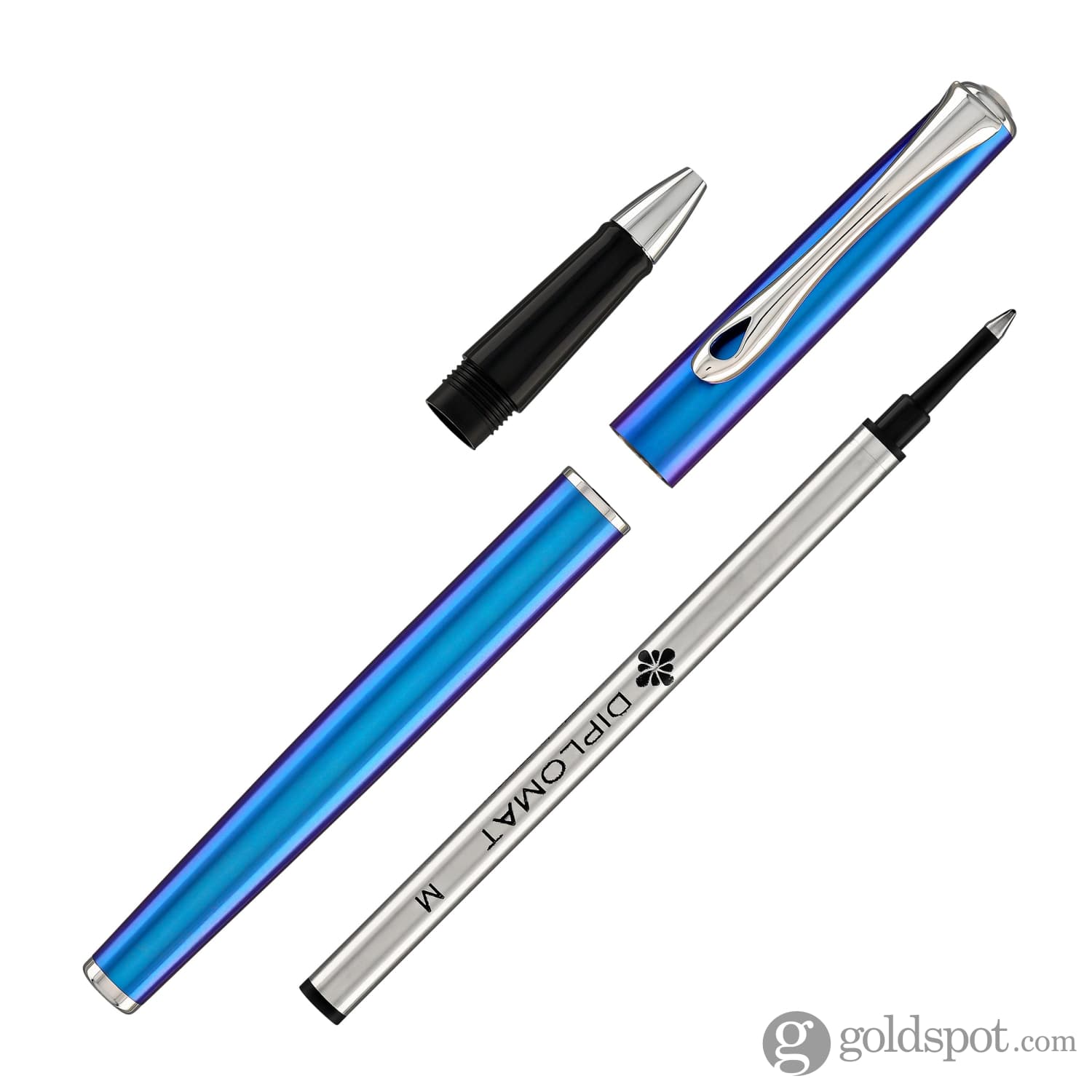 עט רולר Diplomat Traveller - כחול Funky Blue