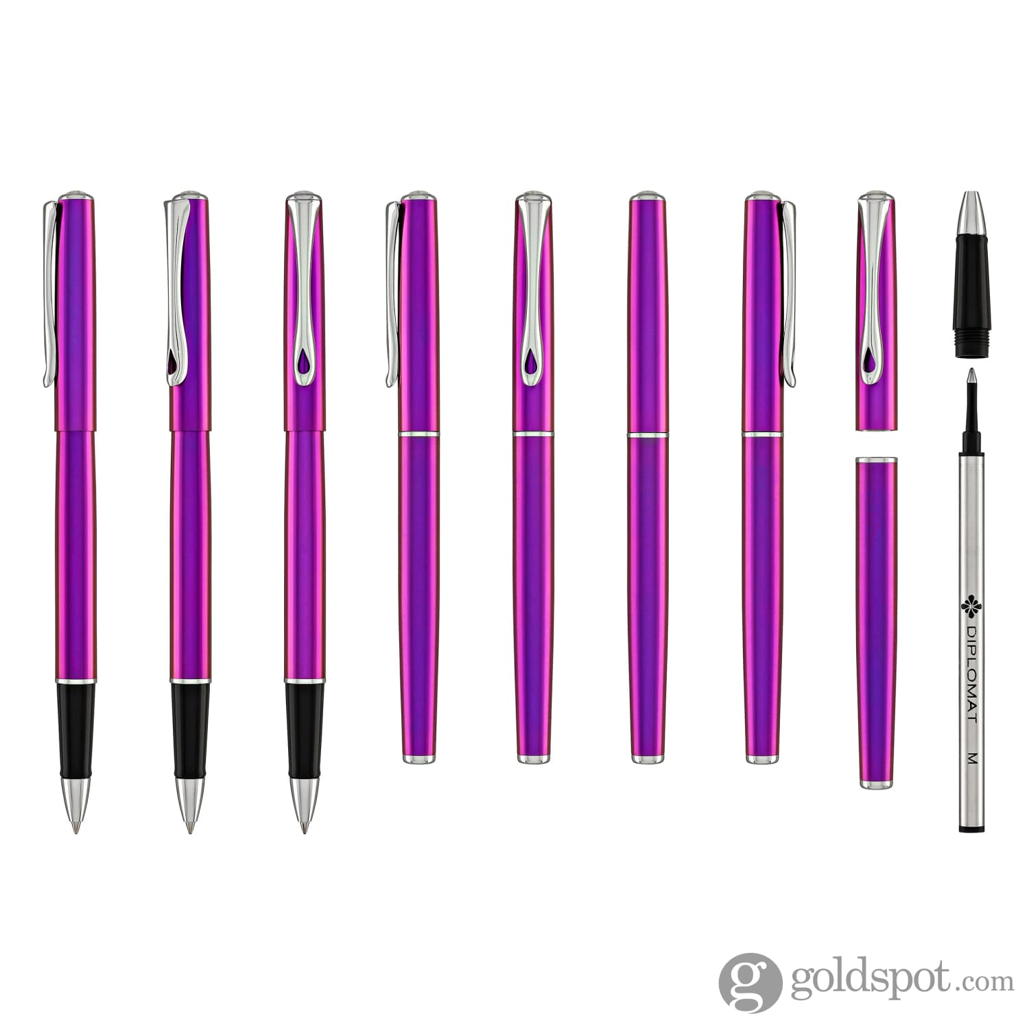עט רולר Diplomat Traveller - פוקסיה עליזה Funky Fuchsia