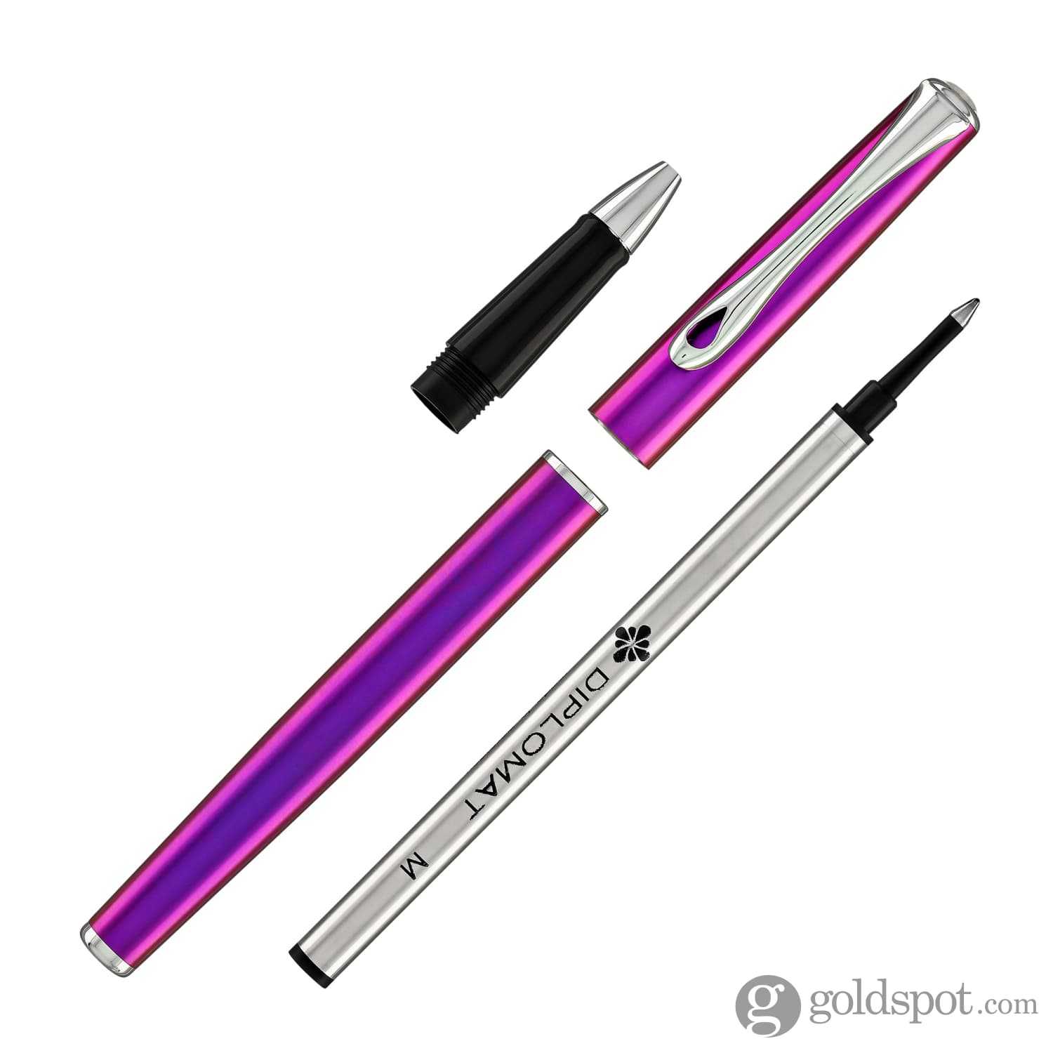 עט רולר Diplomat Traveller - פוקסיה עליזה Funky Fuchsia