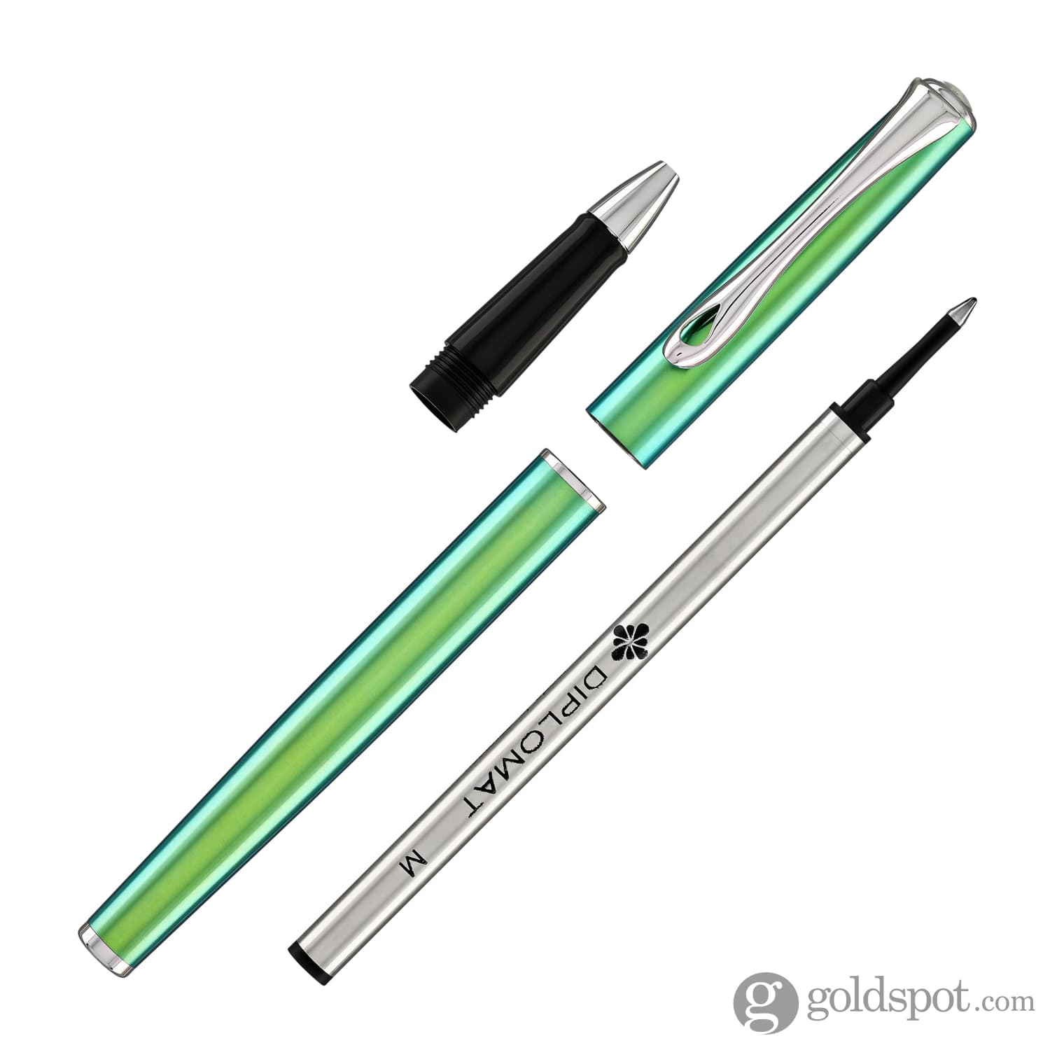 עט רולר Diplomat Traveller - ירוק Funky Green