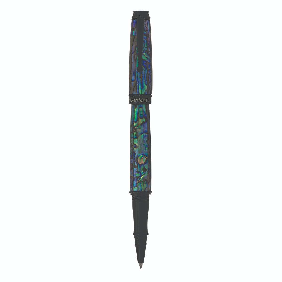 עט רולר Monteverde Invincia Deluxe Abalone - אפור פלדה Gunmetal *מהדורה מוגבלת*