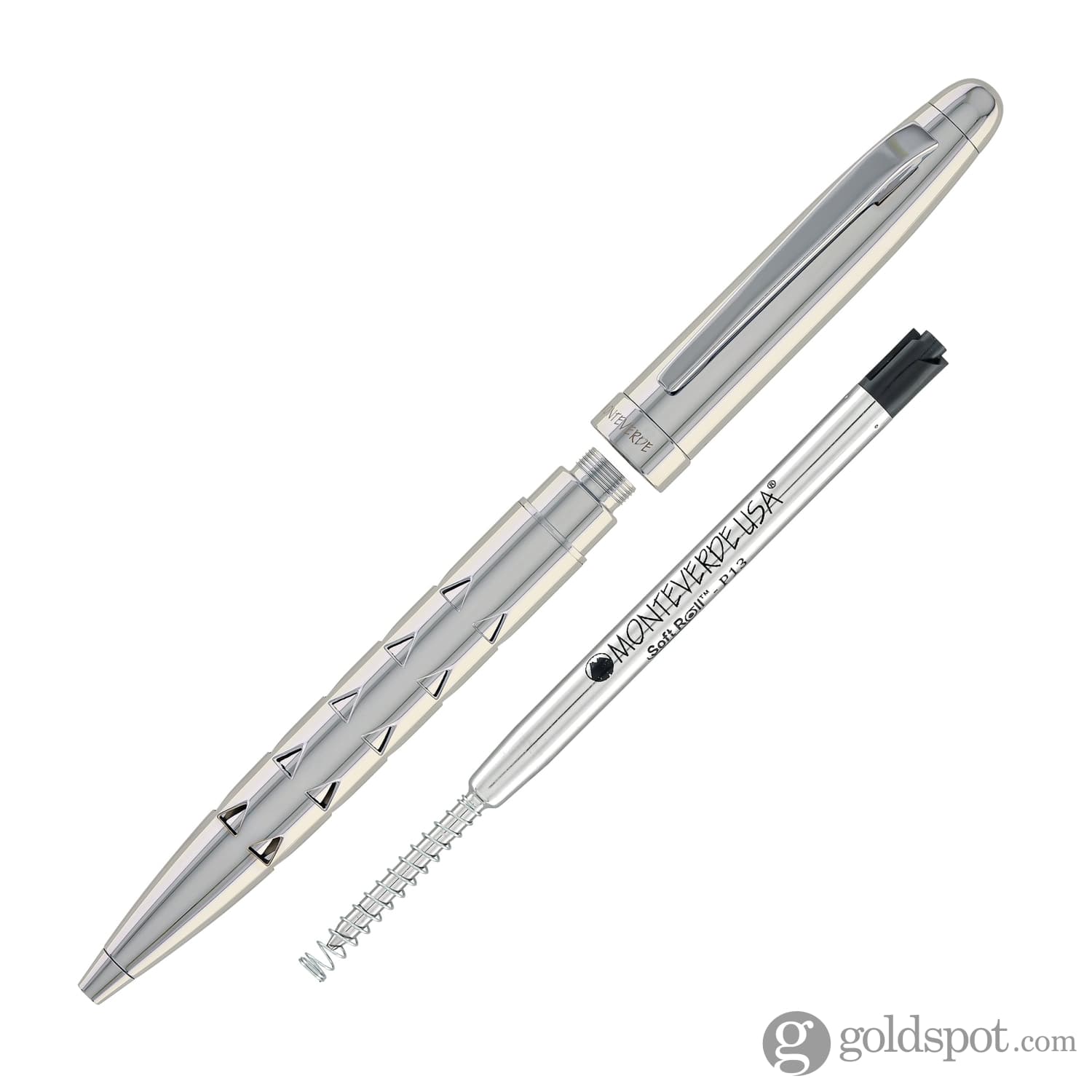 עט ג'ל Monteverde Illusia - כרום Chrome