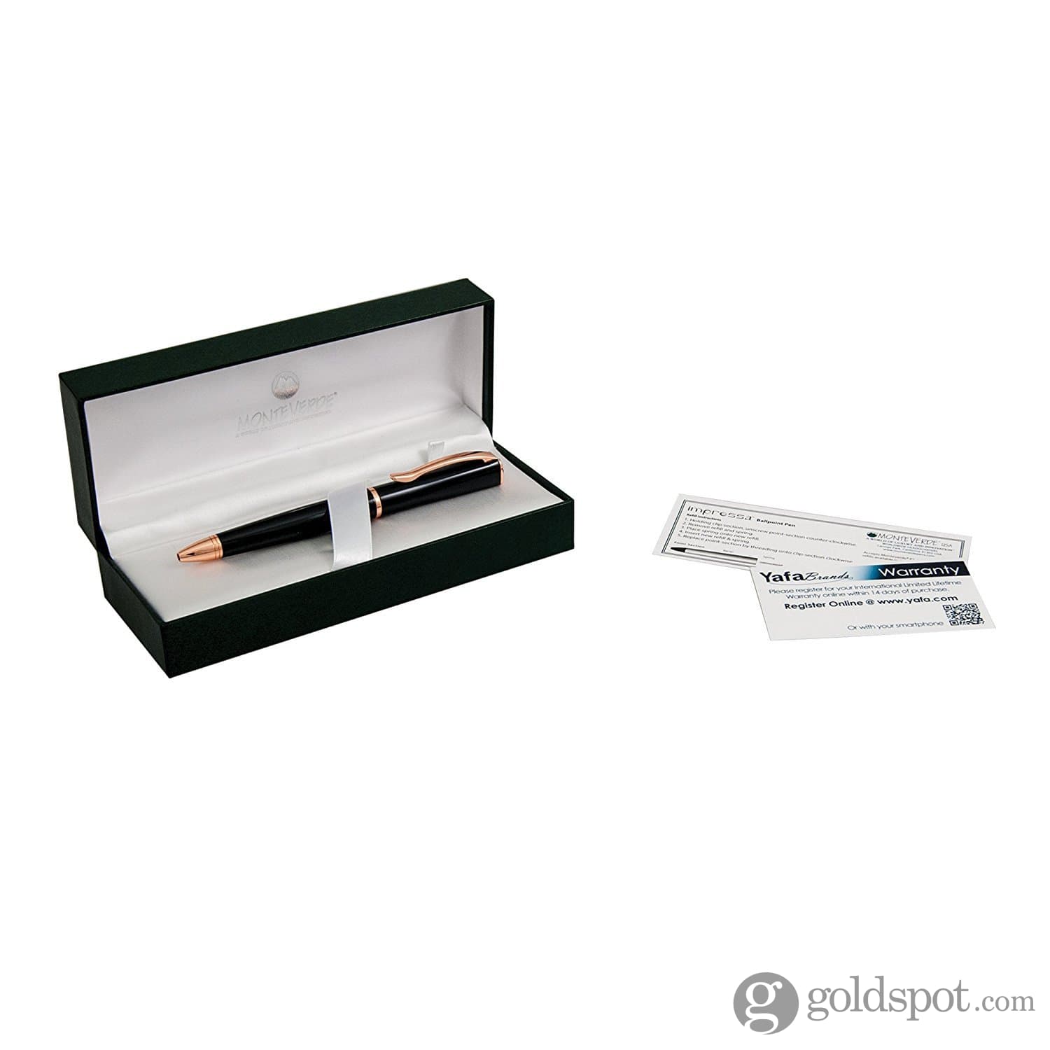 עט כדורי Monteverde Impressa - שחור Black