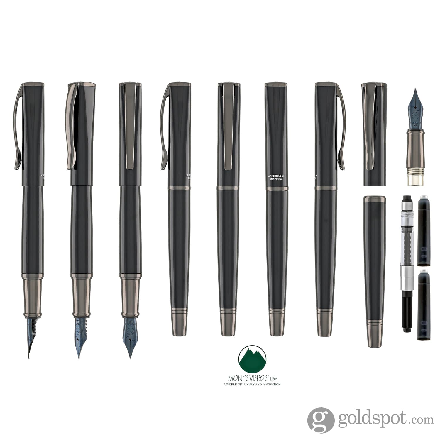 עט נובע Monteverde Impressa - שחור Black