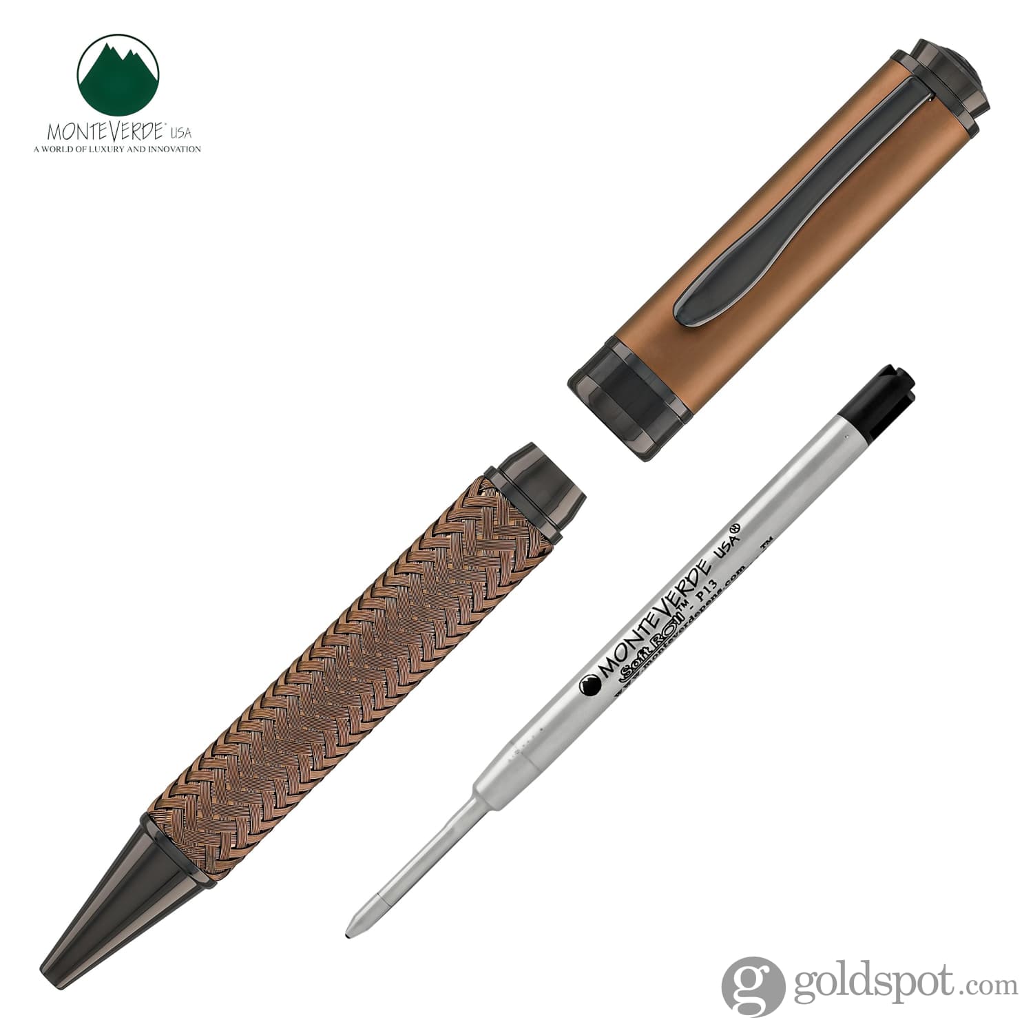 עט כדורי Monteverde Innova Formula M - ברונזה Bronze