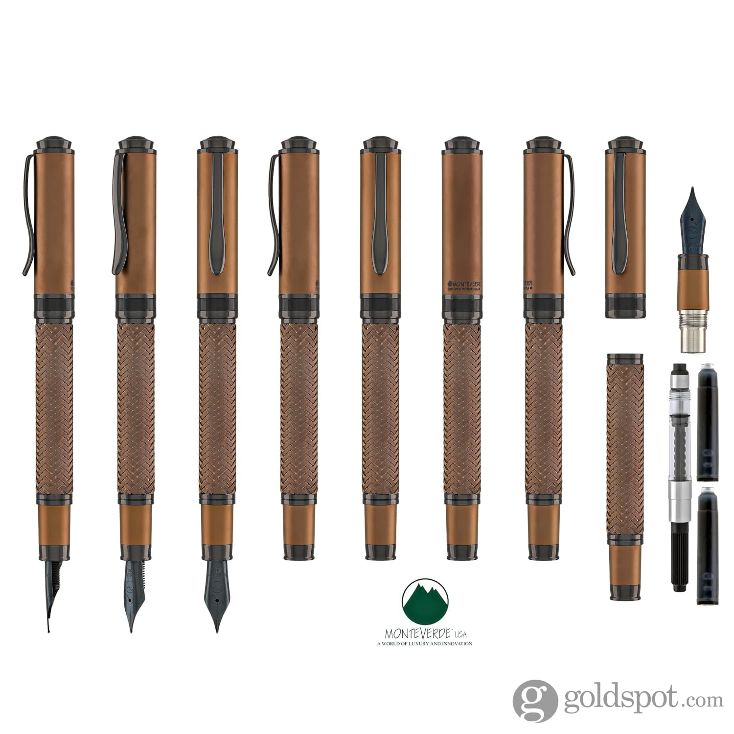 עט נובע Monteverde Innova Formula M - ברונזה Bronze