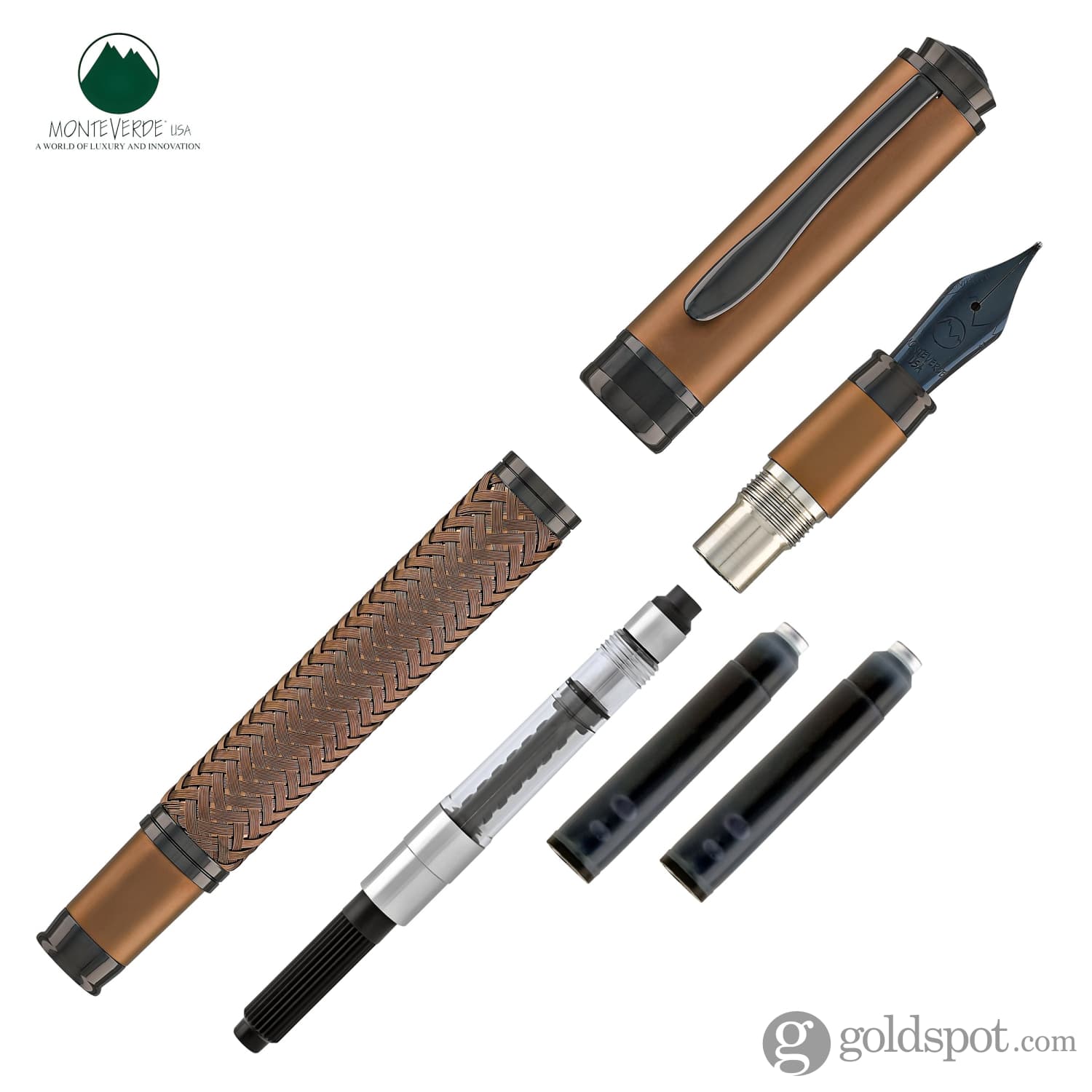 עט נובע Monteverde Innova Formula M - ברונזה Bronze