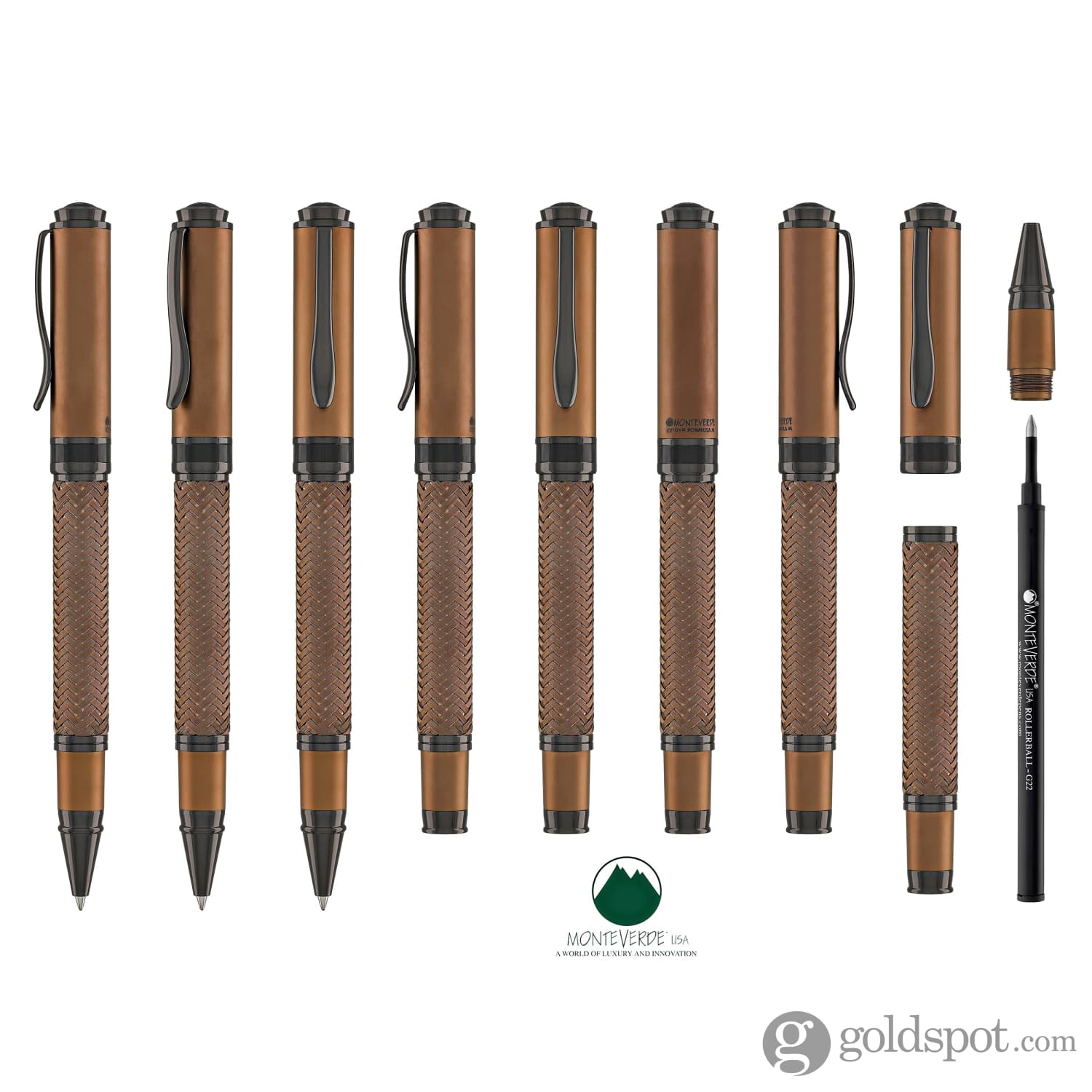 עט רולר Monteverde Innova Formula M - ברונזה Bronze