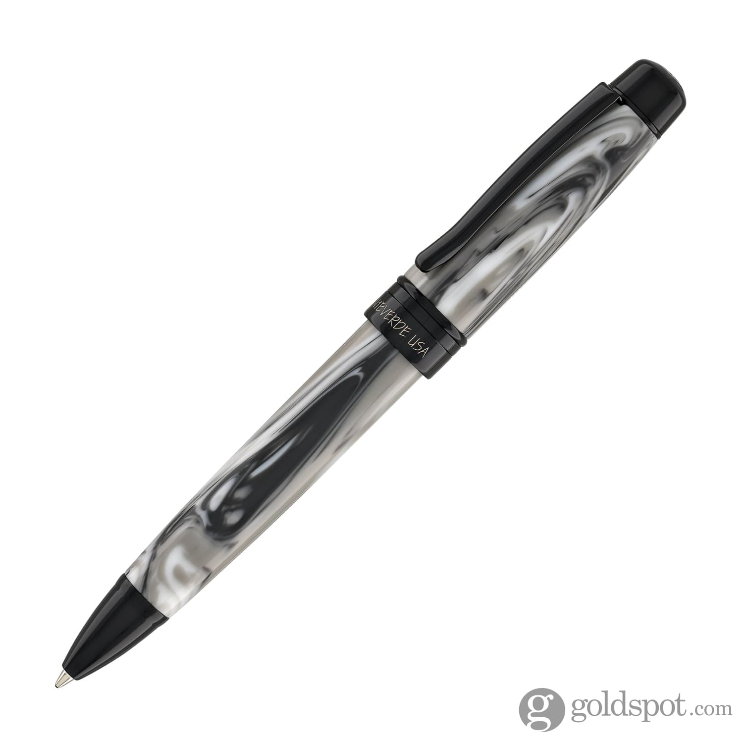 עט כדורי Monteverde Prima - אפור סווירל Grey Swirl