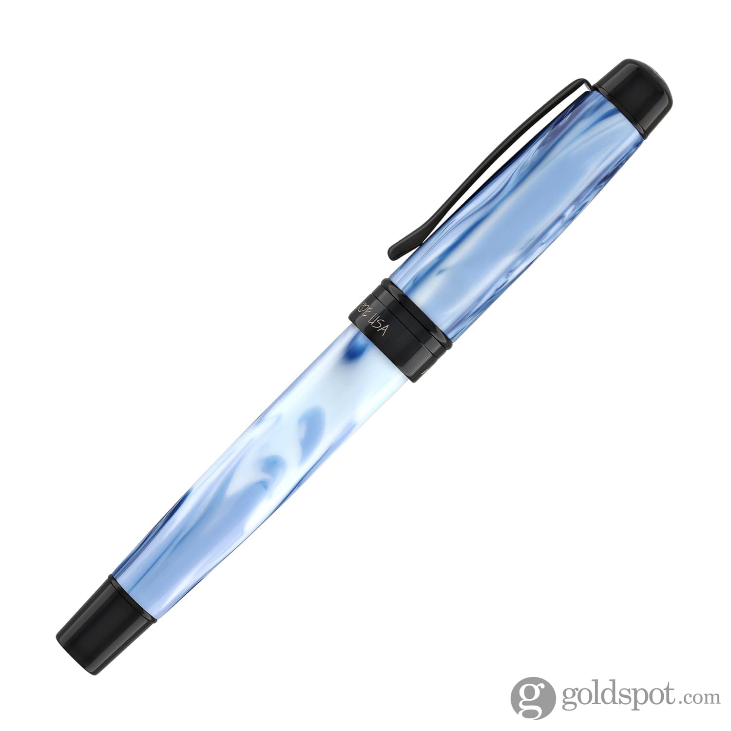 עט נובע Monteverde Prima - כחול מערבולת Blue Swirl