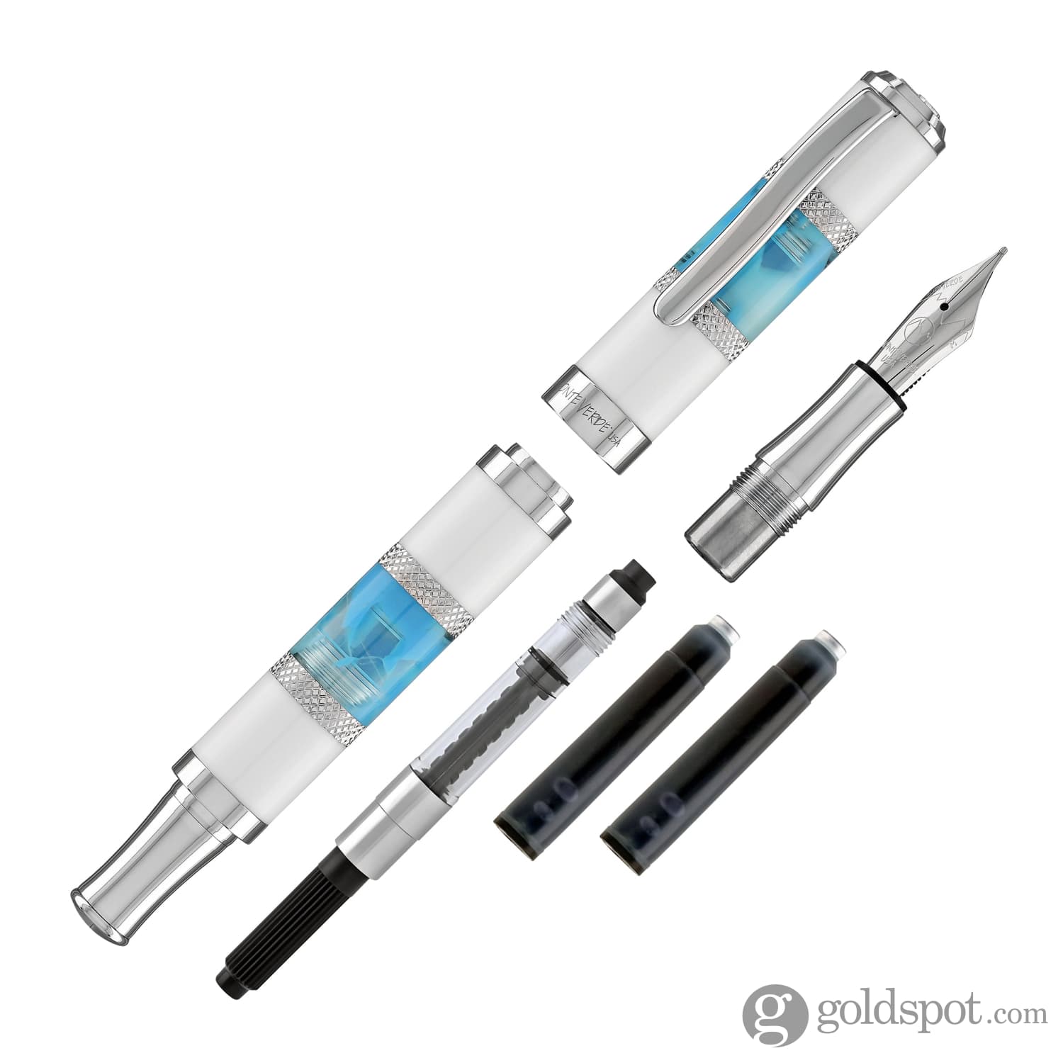 עט נובע Monteverde Regatta - כחול Santorini Blue