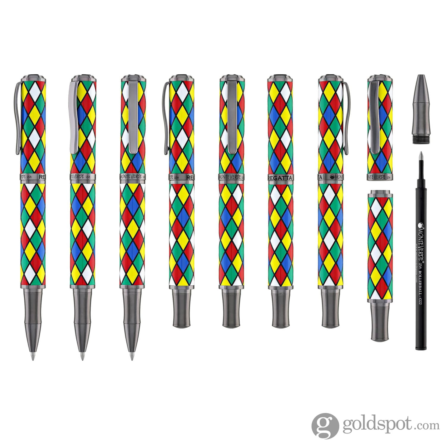 עט רולר Monteverde Regatta Harlequin 2.0