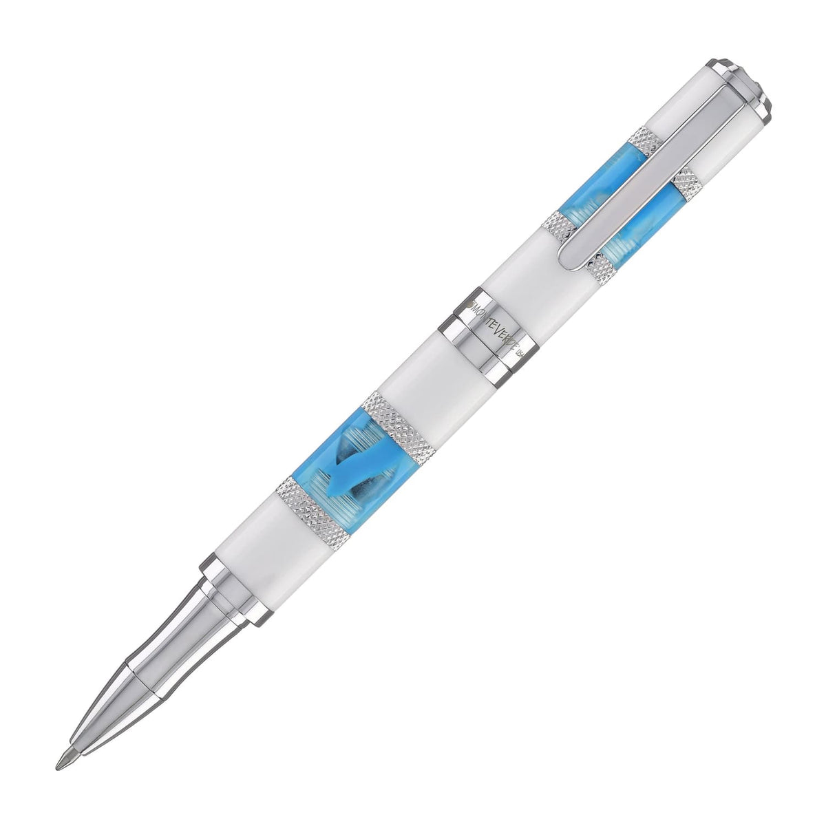 עט רולר Monteverde Regatta - כחול סנטוריני Santorini Blue