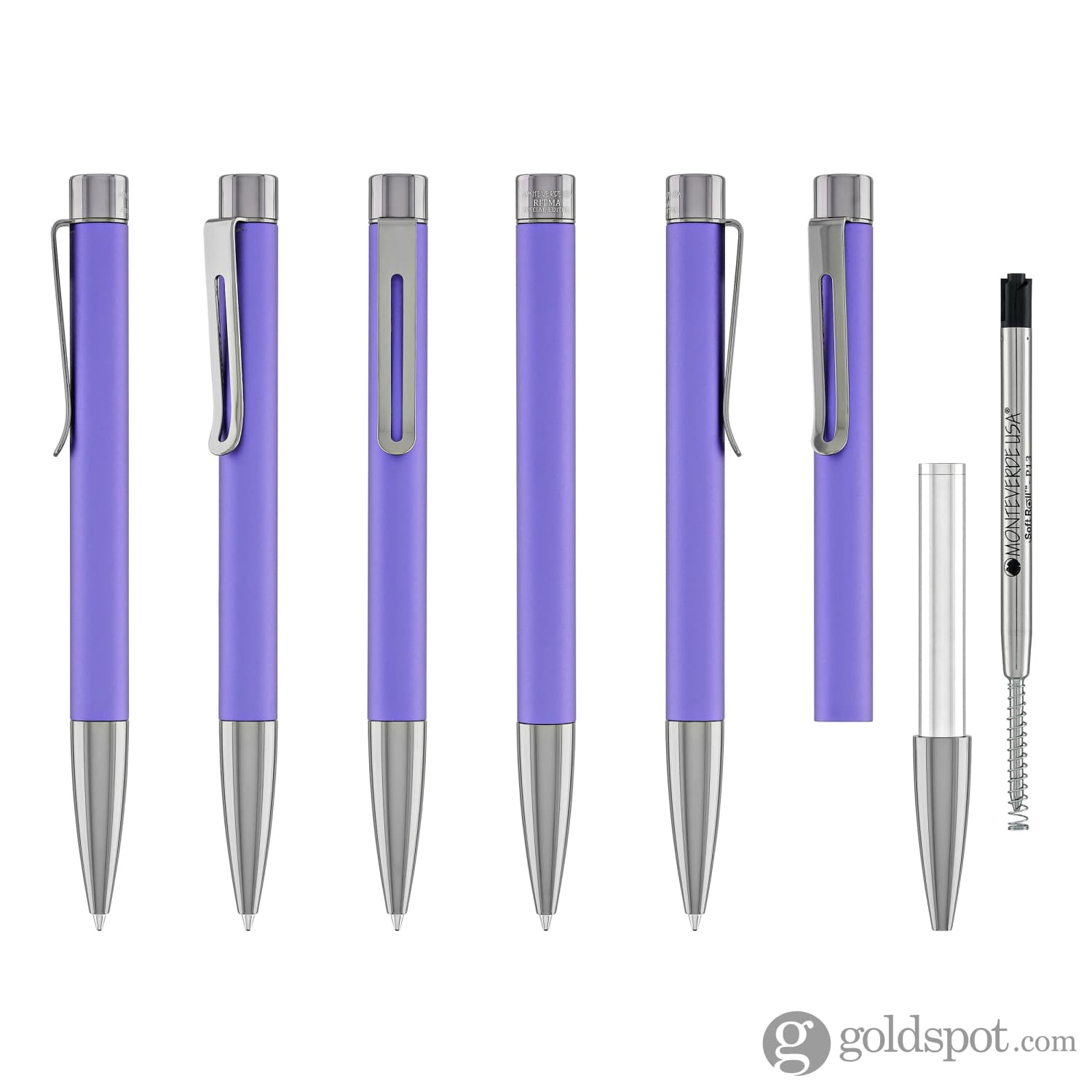 עט כדורי Monteverde USA Ritma 2025 - סגול חצות Midnight Orchid