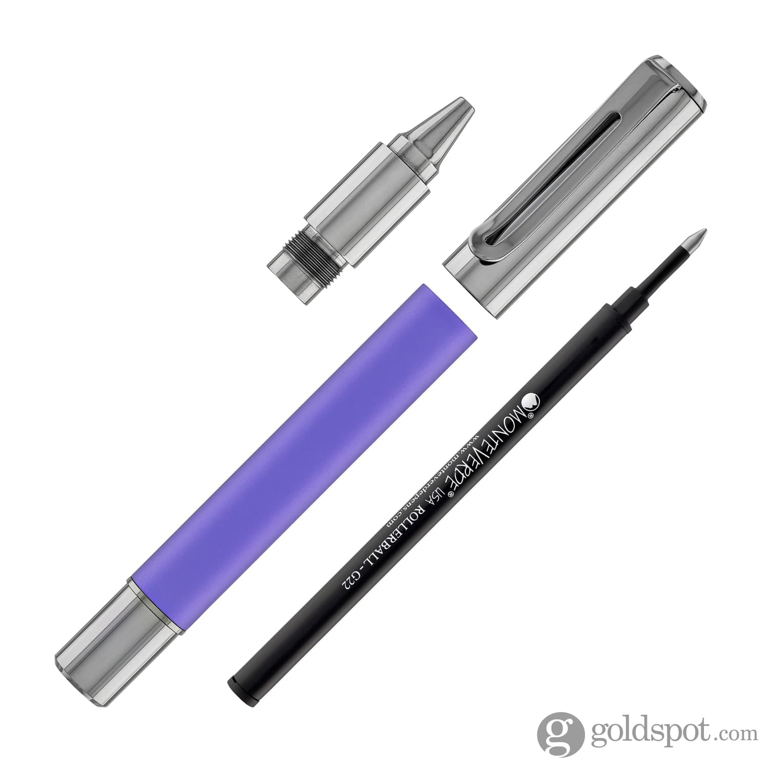 עט רולר Monteverde USA Ritma 2025 Special Edition Anodized - סחלב חצות Midnight Orchid