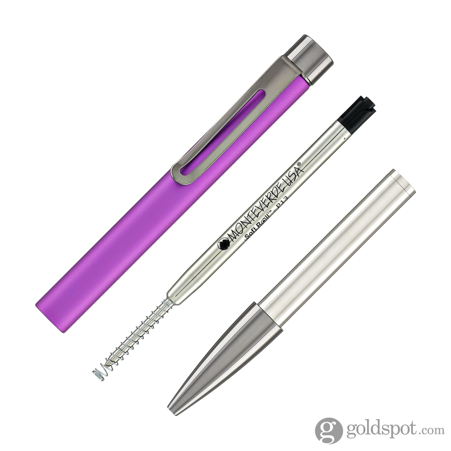 עט כדורי Monteverde USA Ritma Anodized - סגול Purple