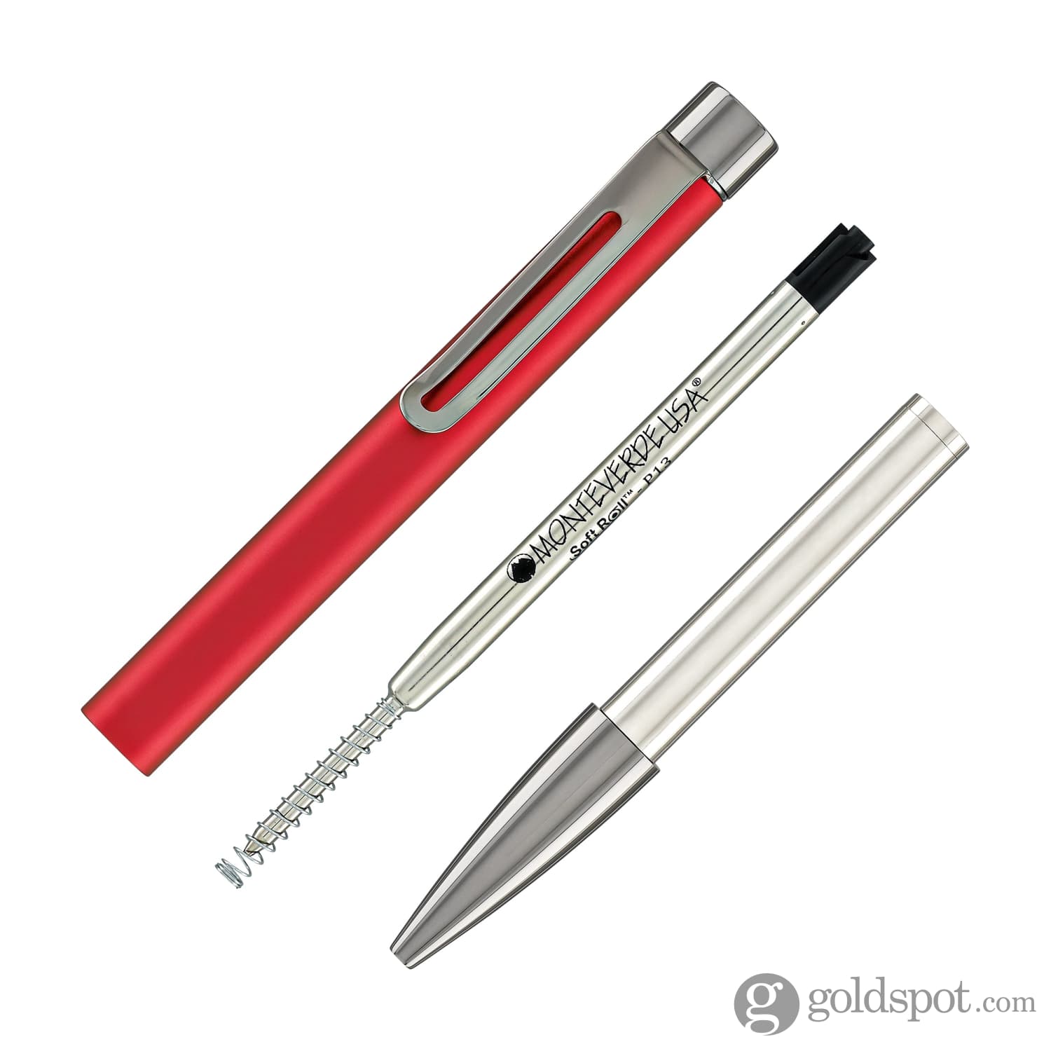 עט כדורי Monteverde Ritma Anodized - אדום Red