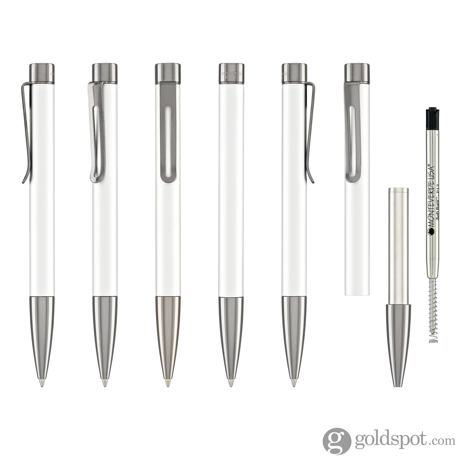 עט כדורי Monteverde Ritma Anodized - כסף Silver