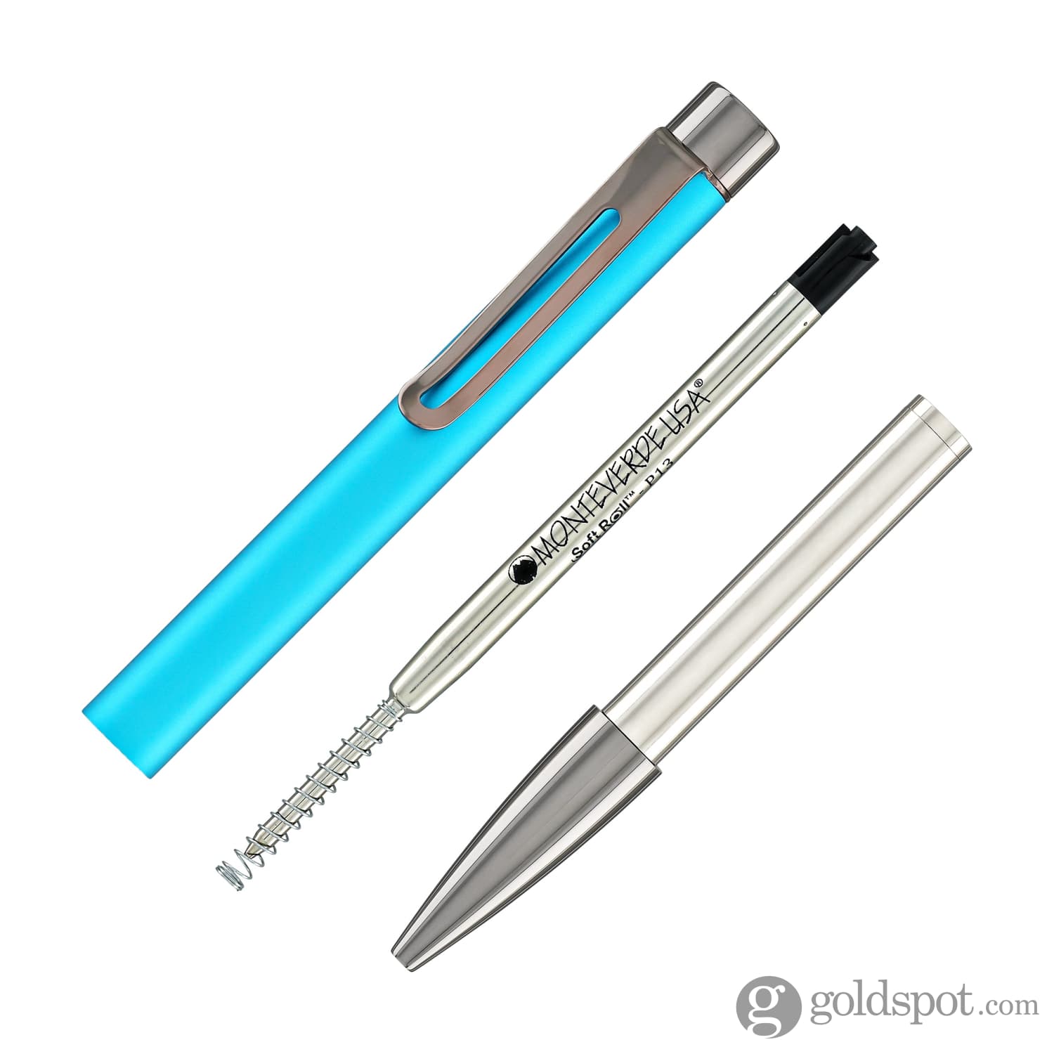עט כדורי Monteverde USA Ritma Anodized - טורקיז Turquoise