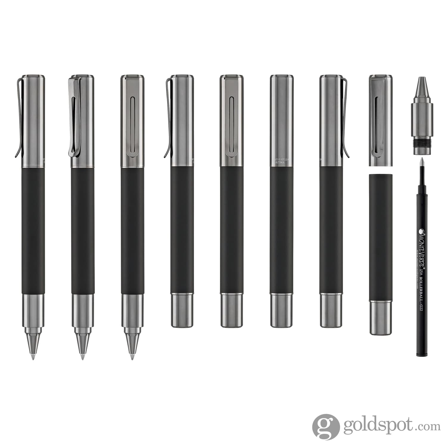 עט רולר Monteverde Ritma - שחור Black