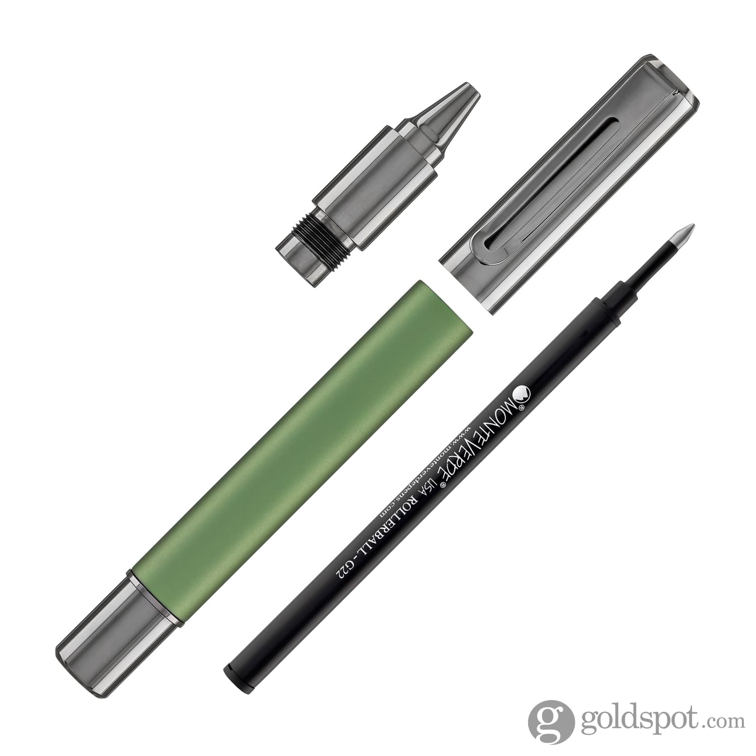 עט רולר Monteverde USA Ritma Anodized - ירוק Green